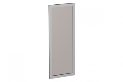 Офисная мебель БэкВэм МДФ 60.0 Дверь средняя стекло тонированное в алюминиевой рамке (1 шт.) ЛЕВ.\ПРАВ.
