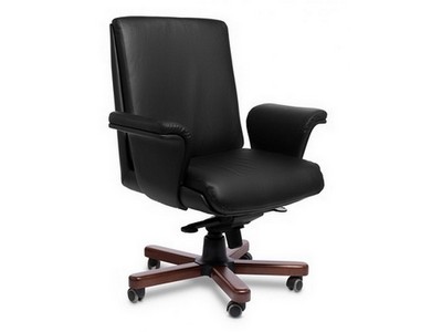 Чёрное кресло руководителя «SPLIT B» - вид 1