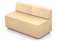 Модульный диван для офиса toform M2 unlimited space Конфигурация M2-2D (Экокожа Oregon)