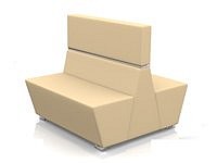 Модульный диван для офиса toform М33 modern feedback Конфигурация M33-1W2 (экокожа Oregon)