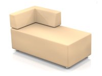 Модульный диван для офиса toform M2 unlimited space Конфигурация M2-2VL (экокожа Euroline P2)