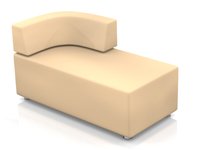 Модульный диван для офиса toform M2 unlimited space Конфигурация M2-2CL (экокожа Euroline P2)