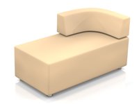 Модульный диван для офиса toform M2 unlimited space Конфигурация M2-2CR (экокожа Euroline P2)