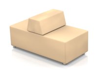 Модульный диван для офиса toform M2 unlimited space Конфигурация M2-2W (экокожа Euroline P2)