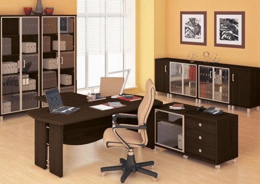 Офисная мебель для кабинета руководителя Born (Борн) - комплект 2