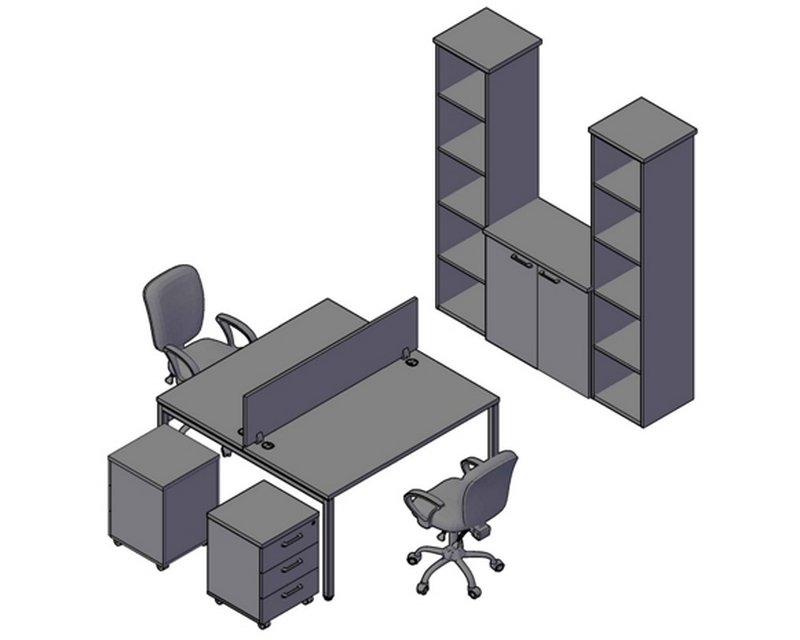 Офисная мебель XTEN S - комплект 4